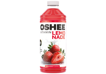 Negazuotas vitaminizuotas braškių skonio gėrimas OSHEE, 1,1 l