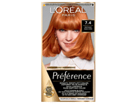 Plaukų dažai L'Oréal Paris Preference ilgalaikiai, 74 DUBLIN
