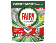 Indaplovių kapsulės FAIRY PLATINUM PLUS LEMON, 36 vnt.