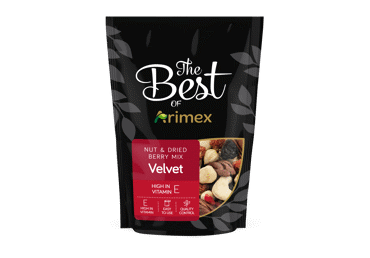 Riešutų ir džiovintų uogų mišinys THE BEST OF ARIMEX VELVET, 140 g