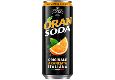 Gazuotas gėrimas CRODO ORANGE SODA, 330 ml