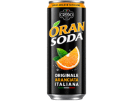 Gazuotas gėrimas CRODO ORANGE SODA, 330 ml