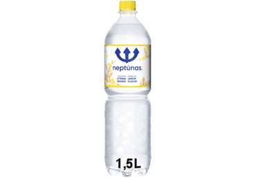 Gazuotas stalo vanduo NEPTŪNAS LEMON, 1,5 l Gazuotas stalo vanduo NEPTŪNAS LEMON, 1,5 l