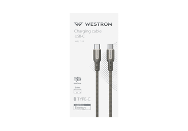 Laidas USB-C TO USB-C WESTROM, 2 m
