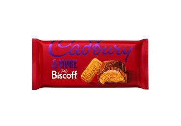 Pieninis šokoladas CADBURY su sausainiais BISCOFF, 195 g