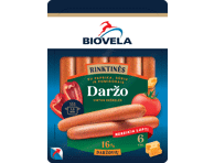 Virtos DARŽO dešrelės su paprika, sūriu ir pomidor., nerūš., 240 g