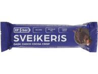 Batonėlis SVEIKERIS su juoduoju šokoladu, 50 g