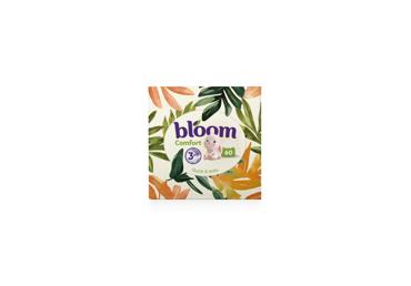 Vienkartinės popierinės nosinaitės BLOOM, 3 sluoksnių, 60 vnt. - 2