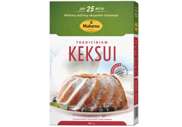 Miltinis mišinys MALSENA tradiciniam keksui kepti, 400 g