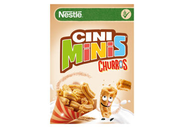 Dribsniai NESTLE CINI MINIS CHURROS, cinamono skonio, 300 g