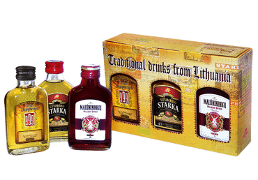 Alkoholinių gėrimų rinkinys (3 x 0,1 l), 300 ml