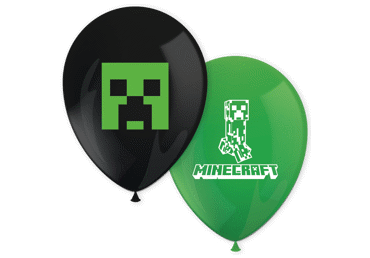 Lateksiniai balionai MINECRAFT, 8 vnt.