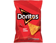 Kukurūzų traškučiai DORITOS, aitriųjų paprikų skonio, 90 g