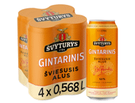 Alus ŠVYTURYS GINTARINIS, 4 vnt., 2272 ml