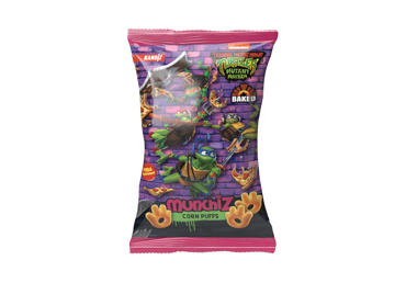Kukurūzų užkandis MUNCHIZ NINJA TURTLES, picos skonio, 40 g