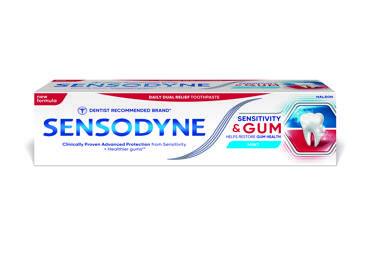 Dantų pasta SENSODYNE SENSITIVITY & GUM CARING MINT, 75 ml - 1