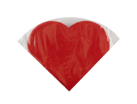 Servetėlės ELEMENTS SENSE, raudonos, 12 vnt.