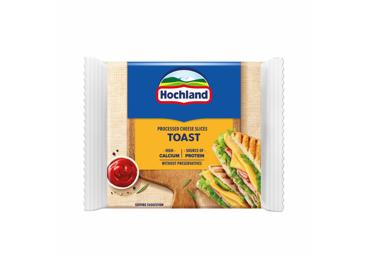 Lydytas sūris HOCHLAND (riekelės), 19 % rieb. s. m., 130 g