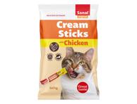 Sanal Cream Sticks Chicken skanėstai katėms su vištiena, 75 g