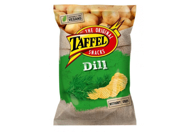 Bulvių traškučiai TAFFEL, krapų skonio, 130 g