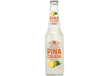 Gazuotas alkoholinis kokteilis LE COQ PINA COLADA (4,7%), 330 ml