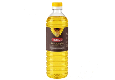 Nerafinuotas saulėgrąžų aliejus VILNIUS, 500 ml - 2