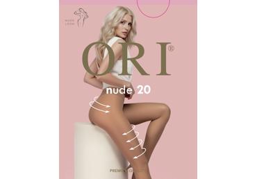 Moteriškos pėdkelnės ORI NUDE 20 den, 4 dydis, neutro