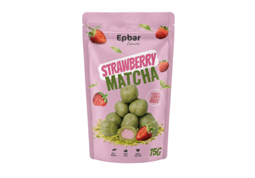 Saldainiai EPBAR, braškių mačios skonio, 75 g