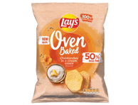Bulvių traškučiai LAY'S OVEN BAKED, voveraičių padažo skonio, 180 g