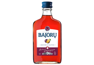 Spiritinis gėrimas BAJORŲ DEGTINĖ IR SLYVOS, 200 ml