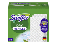 Sausos šluostės SWIFFER, papildymas, 36vnt