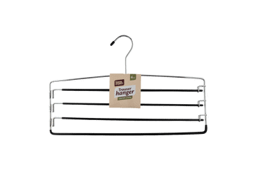 Kelnių pakaba HOME EXPERT, 4 dalių, padengta PVC danga