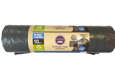 Šiukšlių maišai SIRENA HOME, 120 l, 10 vnt., 1 vnt.