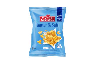 Bulvių traškučiai ESTRELLA, sviesto ir druskos skonio, 170 g