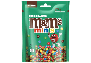 Pieninio šokolado dražė M&M'S MINIS, 176 g
