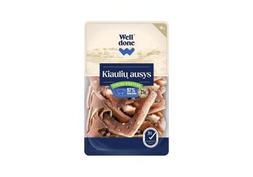 Virtos rūkytos kiaulių ausys WELL DONE, nerūšinės, 200 g