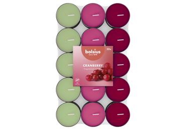 Skridininės žvakės BOLSIUS Cranberry, 30 vnt.
