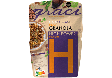 Funkcinė granola GRACI HIGH POWER PROTEIN su cinku, geležimi, 300 g