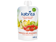 Tyrelė KABRITA su ožkų pienu,ban.,br.ir ob.,nuo 6 mėn.,100g, 100 g