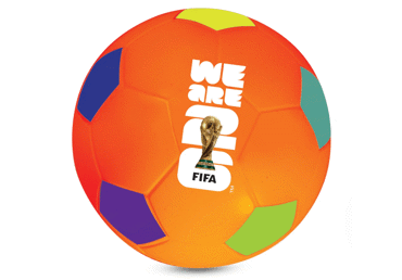 Antistresinis kamuoliukas FIFA World Cup violetinis - 3