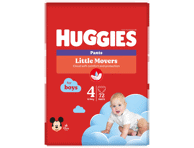 Sauskelnės-kelnaitės HUGGIES PANTS (4) berniukams (9-14 kg), 72 vnt.