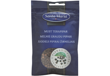 Juodieji pipirai SANTA MARIA (žirneliai), 22 g Juodieji pipirai SANTA MARIA (žirneliai), 22 g