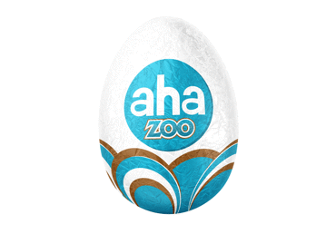 Šokoladinis kiaušinis AHA ZOO, 20 g - 2