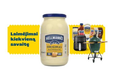 Majonezas HELLMANN'S ORIGINAL, 76 % rieb., 405 ml - 1