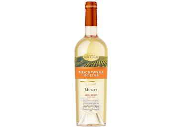 Baltasis pusiau saldus vynas MOLDAVIAN VALLEY MUSCAT, 750 ml