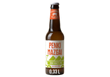 RAUDONŲ PLYTŲ alus PENKI MAZGAI, 330 ml