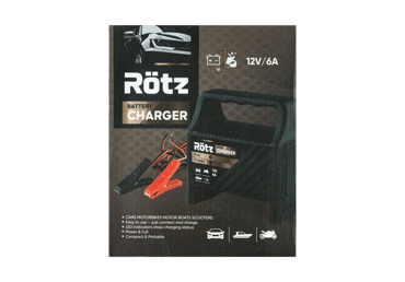 Baterijų įkroviklis ROTZ, 6 A, 12 V - 1