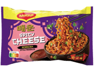 Greitai paruošiami makaronai MAGGI SPICY CHEESE, 130 g
