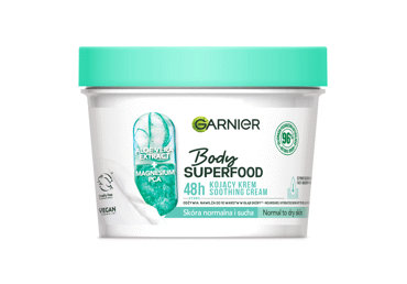 Kūno kremas GARNIER BODY SUPER FOOD ALOE, 380 ml