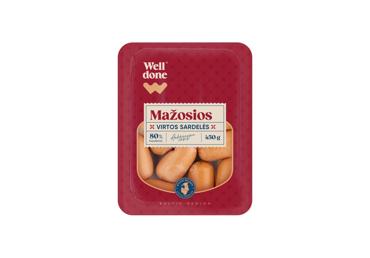 Mažosios virtos sardelės WELL DONE, a. r., 450 g - 2